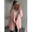 Women's spring coat (uni s-l) ITALIAN FASHION IMH20085 Old-pink S / M one size
