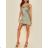 Summer short dress with straps for women (UNI S-M) ITALIAN FASHION IMM20307