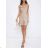 Summer short dress with straps for women (UNI S-M) ITALIAN FASHION IMM20307
