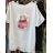 Women's short sleeve t-shirt (UNI S-M) ITALIAN FASHION IMM20308