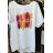 Women's short sleeve t-shirt (UNI S-M) ITALIAN FASHION IMM20308