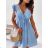 Women's sleeveless denim dress, women's (S / M ONE SIZE) ITALIAN FASHION IMM211284