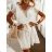 T-shirt short sleeve women (UNI S / L) ITALIAN FASHION IMK20128 white S/M