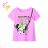 T-shirt short sleeve children's girls (98-128) KUGO KC9962