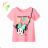 T-shirt short sleeve children's girls (98-128) KUGO KC9962