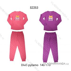 Pajamas long teen girl (140-170) WOLF S2653B