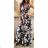 Women's long chiffon summer dress (S / M ONE SIZE) ITALIAN FASHION IMWB222509