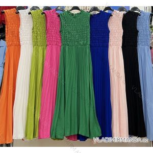 Women's long chiffon summer dress (S / M ONE SIZE) ITALIAN FASHION IMWB222509