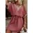 Women's Summer Short Sleeve Dress (S / M ONE SIZE) ITALIAN FASHION IMWB22017