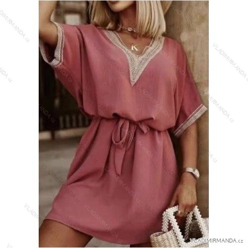 Women's Summer Short Sleeve Dress (S / M ONE SIZE) ITALIAN FASHION IMWB22017
