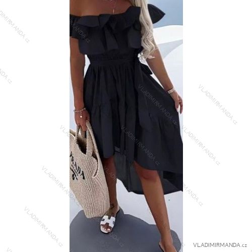 Women's long summer dress carmen (S / M ONE SIZE) ITALIAN FASHION IMWB22043
