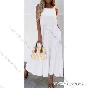 Women's long chiffon summer dress (S / M ONE SIZE) ITALIAN FASHION IMWB222509
