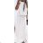 Women's Long Flared Dress Carmen Shoulders (S / M ONE SIZE) ITALIAN FASHION IMWA221622
