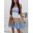 Women's Strapless Summer Dress (S / M ONE SIZE) ITALIAN FASHION IMWY22142