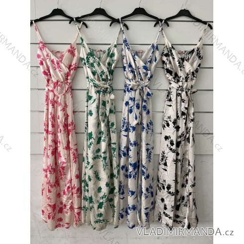 Women's long chiffon summer dress (S / M ONE SIZE) ITALIAN FASHION IMWOP22OP0365