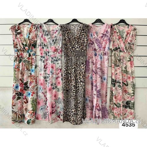 Women's Long Sleeveless Overall (S / M ONE SIZE) ITALIAN FASHION IMWOP22OP0348