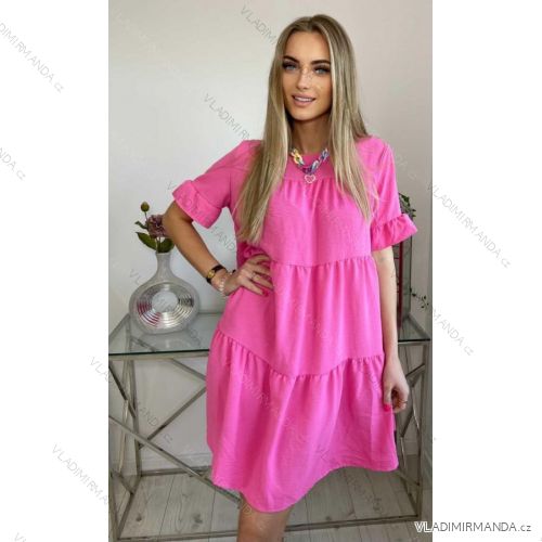 Summer long sleeve flowered women's dress (UNI S / L) ITALIAN FASHION IMK20150
