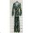Summer long sleeve flowered women's dress (UNI S / L) ITALIAN FASHION IMK20150