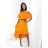 Summer long sleeve flowered women's dress (UNI S / L) ITALIAN FASHION IMK20150