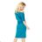 Summer dress womens (uni sl) MODA ITALY IMD20299 S blue