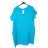 (div)(p)Dress short sleeve oversized (uni XL-2XL) ITALIAN FASHION IM420023(/p)(/div) turquoise L / XL
