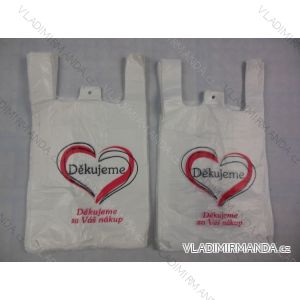 Plastic bag white Thank you for your purchase 100pcs 10KGDE
