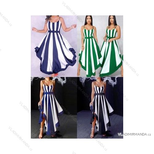 Šaty letní na ramínka dámské (S/M ONE SIZE) ITALSKÁ MÓDA IMPBB22B21841