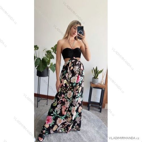 Šaty letní na ramínka dámské (S/M ONE SIZE) ITALSKÁ MÓDA IMPBB22B21841