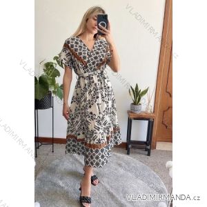 Šaty letní na ramínka dámské (S/M ONE SIZE) ITALSKÁ MÓDA IMPBB22B21841