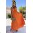 Summer long strapless dress for women (S / M ONE SIZE) ITALIAN FASHION IMPDY22LS15705 / 6091