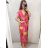 Linen Summer Short Sleeve Linen Dress (uni s / m) ITALIAN FASHION IM519435