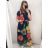 Linen Summer Short Sleeve Linen Dress (uni s / m) ITALIAN FASHION IM519435