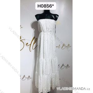 Šaty letní na ramínka dámské (S/M ONE SIZE) ITALSKÁ MÓDA IMPBB22B21841