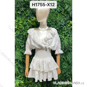 Šaty letní na ramínka dámské (S/M ONE SIZE) ITALSKÁ MÓDA IMPBB22B21841