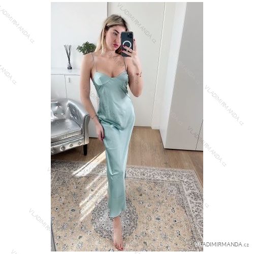 Šaty letní na ramínka dámské (S/M ONE SIZE) ITALSKÁ MÓDA IMPBB22B21841