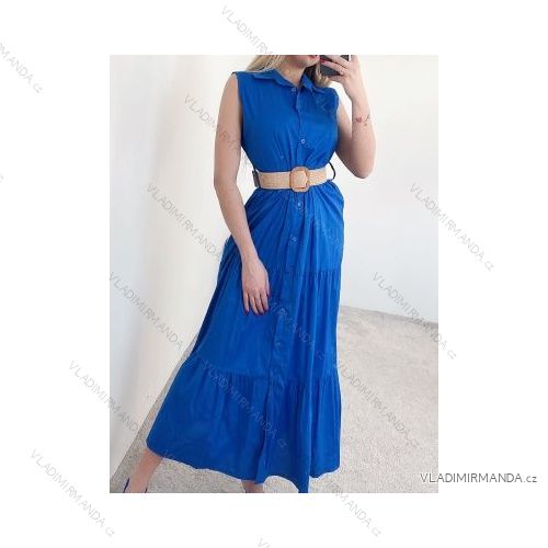 Šaty letní na ramínka dámské (S/M ONE SIZE) ITALSKÁ MÓDA IMPBB22B21841