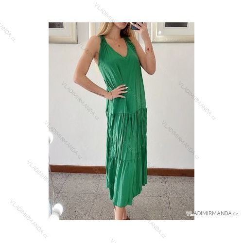 Šaty letní na ramínka dámské (S/M ONE SIZE) ITALSKÁ MÓDA IMPBB22B21841