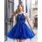 Women's Sleeveless Short Party Dress (S/M ONE SIZE) ITALIAN FASHION IMPSH24C18806A Yellow S/M