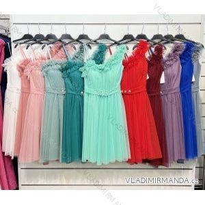 Šaty letní na ramínka dámské (S/M ONE SIZE) ITALSKÁ MÓDA IMPBB22B21841