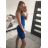 Denim short summer dress straps women (uni s / l) ITALIAN FASHION IM720103 Orange S/M