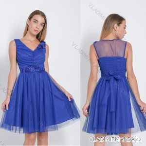 Šaty letní na ramínka dámské (S/M ONE SIZE) ITALSKÁ MÓDA IMPBB22B21841