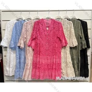 Šaty letní na ramínka dámské (S/M ONE SIZE) ITALSKÁ MÓDA IMPBB22B21841