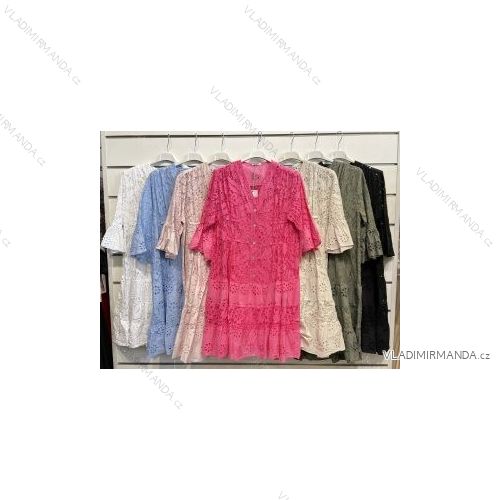Šaty letní na ramínka dámské (S/M ONE SIZE) ITALSKÁ MÓDA IMPBB22B21841
