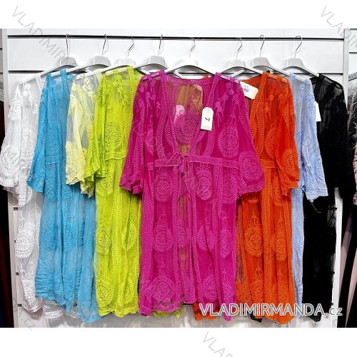 Šaty letní na ramínka dámské (S/M ONE SIZE) ITALSKÁ MÓDA IMPBB22B21841