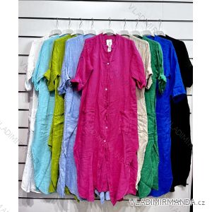 Šaty letní na ramínka dámské (S/M ONE SIZE) ITALSKÁ MÓDA IMPBB22B21841