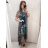 Short sleeve dress women (2XL-5XL) TURKISH FASHION TML20016 2XL Green