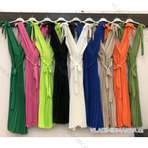 Women's Sleeveless Summer Dress (S / M ONE SIZE) ITALIAN FASHION IMWC222493