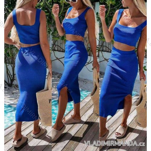Women's summer top and shorts set (S / M ONE SIZE) ITALIAN FASHION IMWA222447
