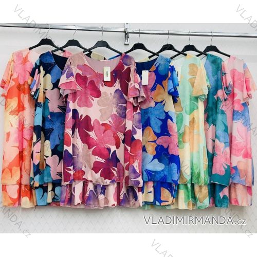 Women's Sleeveless Summer Dress (S / M ONE SIZE) ITALIAN FASHION IMWC222493