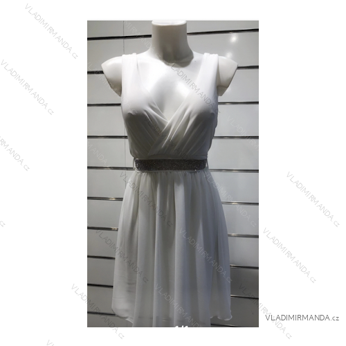Šaty letní na ramínka dámské (S/M ONE SIZE) ITALSKÁ MÓDA IMPLS229027